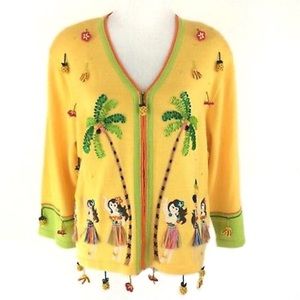 BEREK 2 Takako Sakon Hula Girls Tropical Sweater